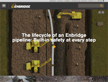 Tablet Screenshot of enbridge.com